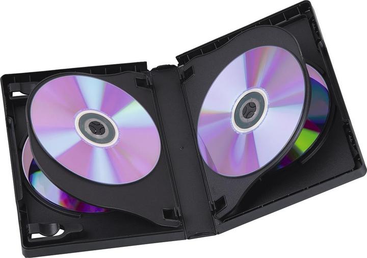 Actual product image Hama DVD Blank Sleeve 6 Box, 3-Pack, Black