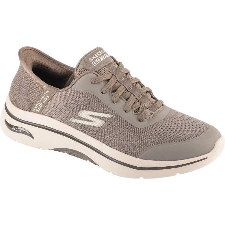 Skechers Uomo Marrone Uomini, Sneaker, Slip-In: Arch Fit 2.0 - Simplicity Brown, (42.5)