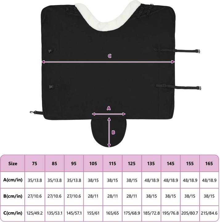 Produktbild vidaXL Pferdedecke (145 cm)