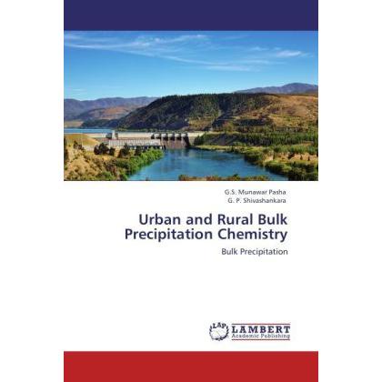 Urban and Rural Bulk Precipitation Chemistry, Fachbücher