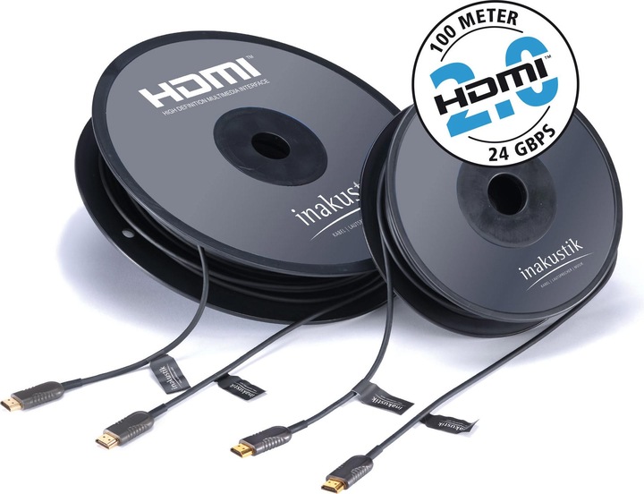 Actual product image Inakustik HDMI (Typ A) — HDMI (Typ A) (15 m, HDMI)