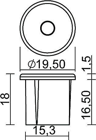 Produktbild L&S Berührungs-Dimmschalter Einbau 12 / 24 V