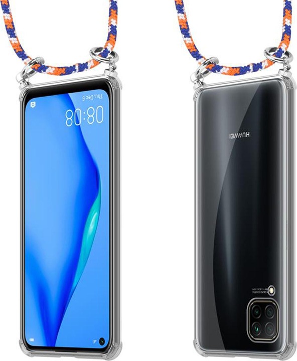 Produktbild Cadorabo TPU Handy Kette SILBER Cover
