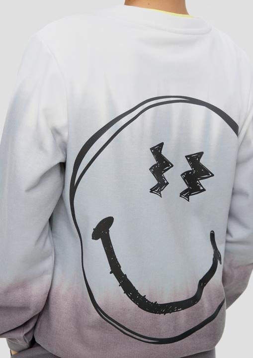 Image du produit s.Oliver Sweatshirt Sweatshirt mit Smiley®-Front- und Rückenprint (XL)