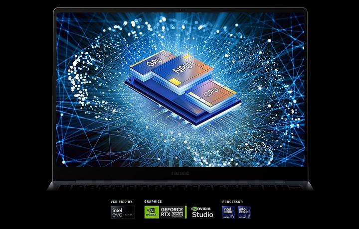 Actual product image Samsung Galaxy Book4 Ultra (16", 1000 GB, 32 GB, DE, Intel Core Ultra 9 185H)