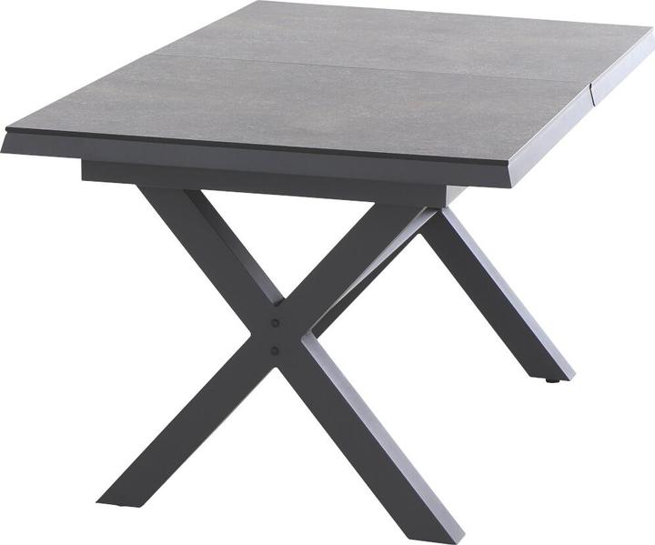 Produktbild Siena Garden Sincro Ausziehtisch 160/200x90cm matt anthrazit / HPL titan (90 cm)