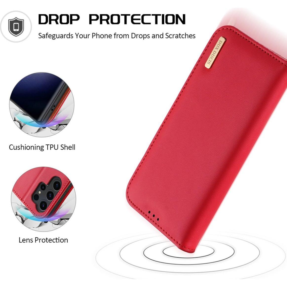 Thumbnail - Dux Ducis Hivo Series (Samsung Galaxy S24 Ultra), Smartphone Hülle, Rot