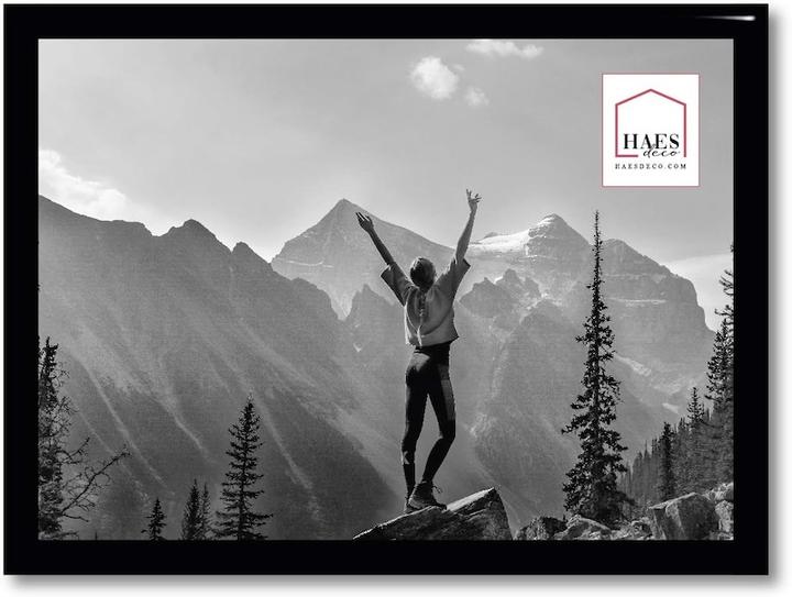 Actual product image Haes Deco Deco Kunststoff-Fotorahmen EF2B Easy Frame Schwarz 13x18 cm (13 x 18 cm)