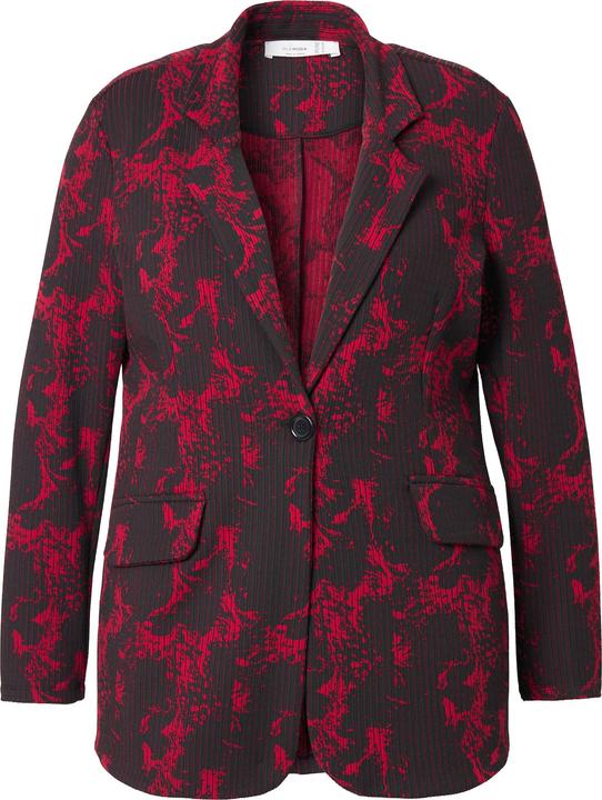 Actual product image Miamoda Jerseyblazer, Rippstruktur, Alloverdruck (52)