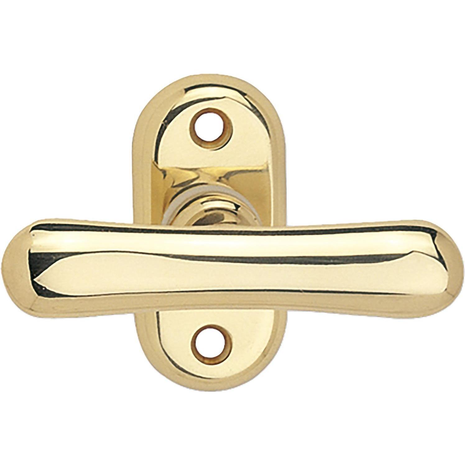 Thumbnail - Marchesi, Türgriff + Fenstergriff, Fenstergriff ELEGANT - sichtbar geschraubt, 7x32, Messing poliert (Türgriff)