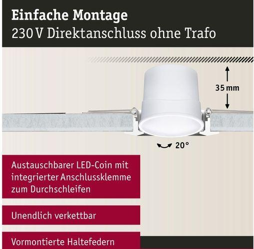 Produktbild Paulmann Einbauleuchte Base Set (420 lm)