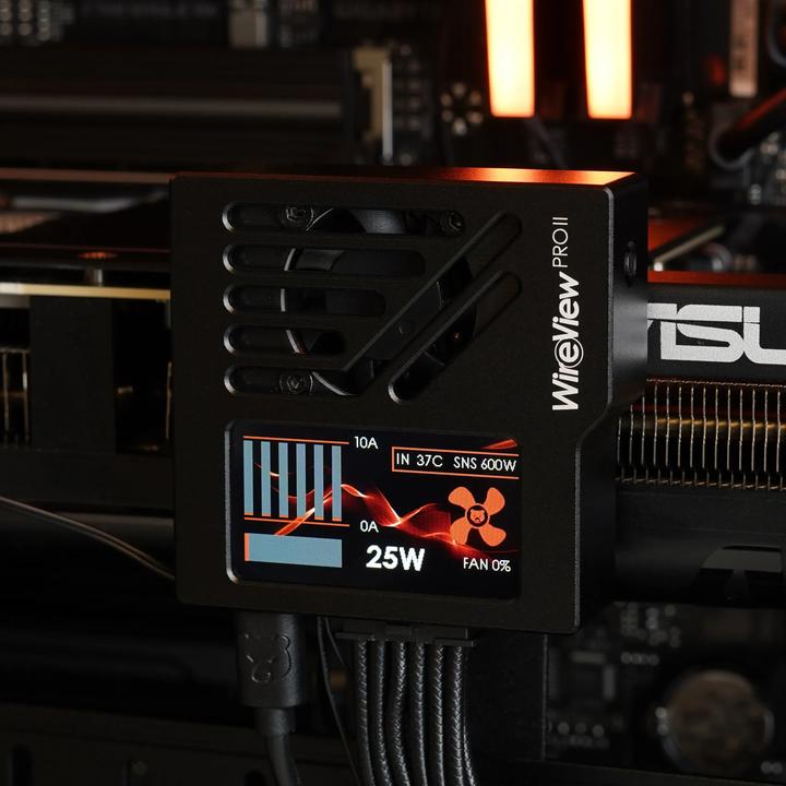 Produktbild Thermal Grizzly WireView Pro II (12V-2x6, 2Pin Strom)