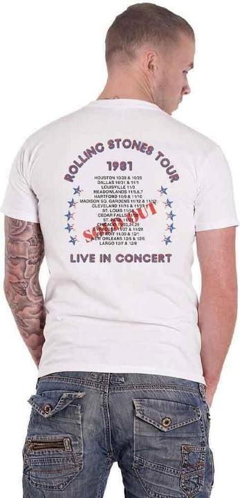 Produktbild The Rolling Stones Erwachsene 81 Tour Dragon TShirt aus Baumwolle (S)