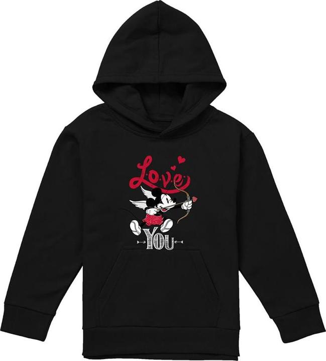 Produktbild Mickey Mouse Love You Kapuzenpullover meliert Valentinstag (116)