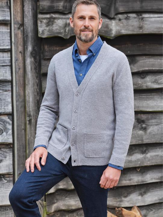 Produktbild Woolovers Strickjacke VAusschnitt Schafwolle (L)