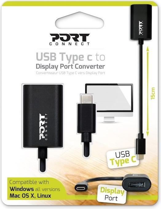 Actual product image Port Designs 900127 USB graphic adapter pixel (DP, 15 cm)