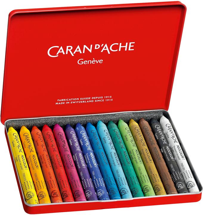 Produktbild Caran d'Ache Neocolor I Metallschachtel (Mehrfarbig, 15 x)