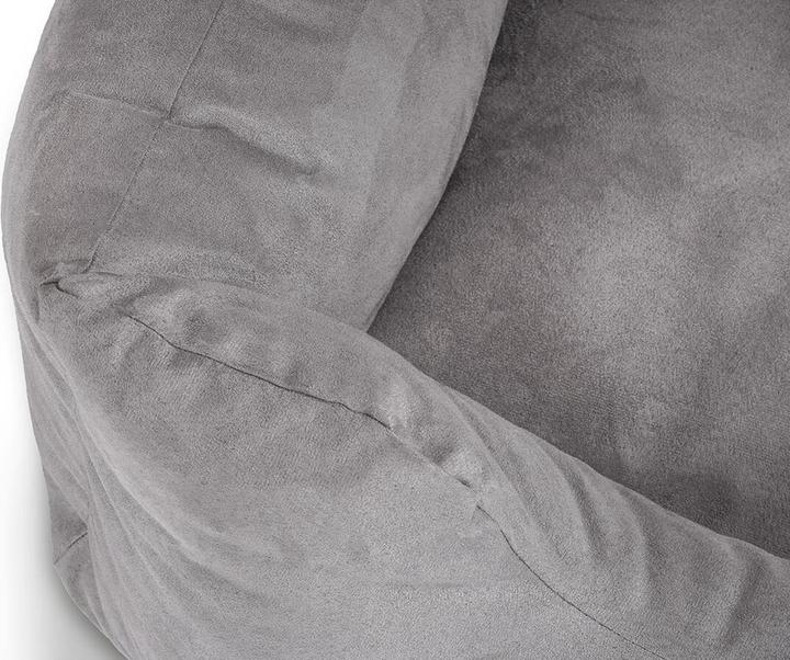 Image du produit Knuffelwuff Lit pour chien Dreamline Velour XL, 105 x 75 cm, Gris (Chien)