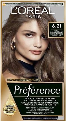 Actual product image L'Oréal Paris L'Oreal Paris Preference 6.21 Very Light Cool Brown Hair Color (6.21 Very Light Cool Brown)