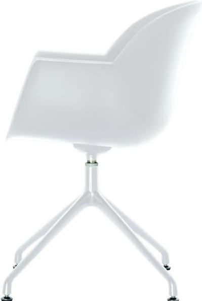 Productafbeelding Paperflow 2 kuipstoelen MOON CHMOONX2.13.13 wit kunststof