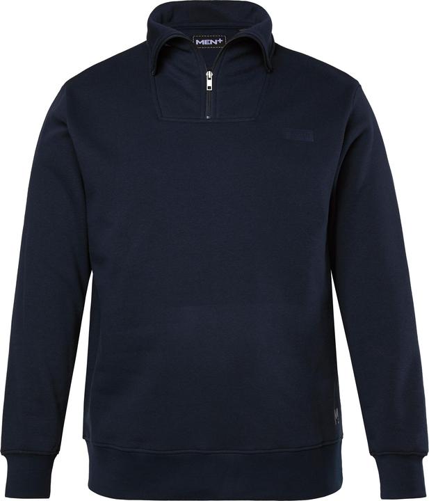 Produktbild Men+ Troyer, Sweat, Brustprint, Zippkragen (4XL)