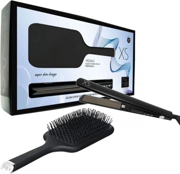 Image du produit Myhair XS Noir mat+Paddle Black