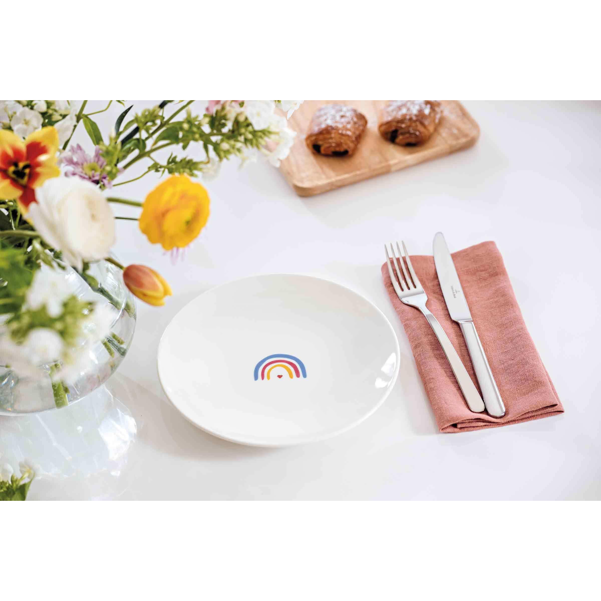 Thumbnail - Villeroy & Boch Frühstücksteller Be Happy With Love, Teller, Mehrfarbig