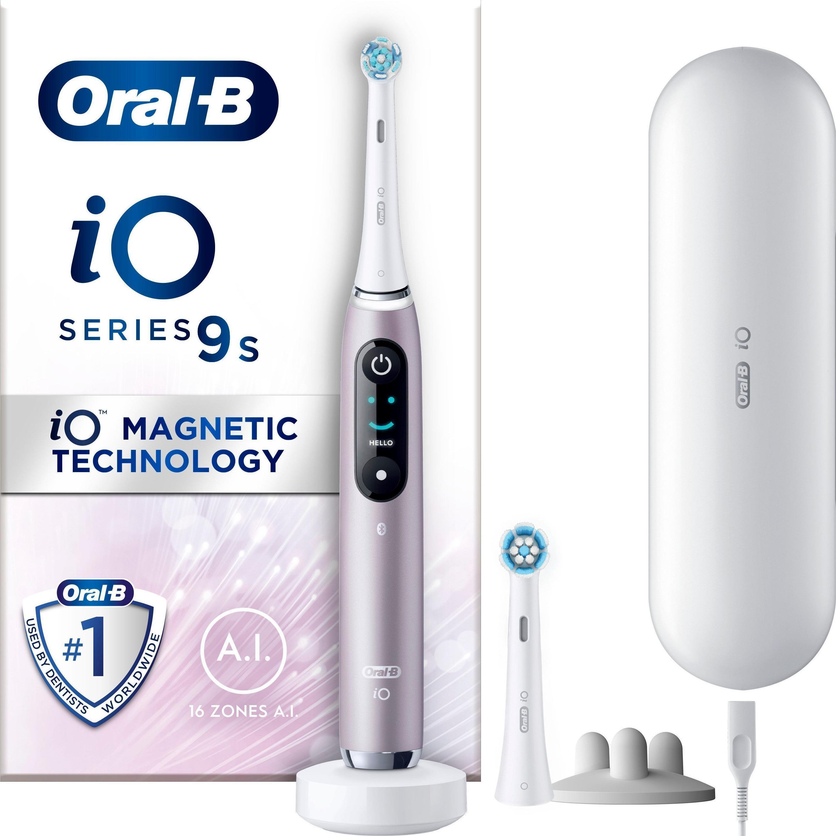 Oral-B, Elektrische Zahnbürste, Eltandbørste iO9S Rose Quartz (Oszillierende Zahnbürste)