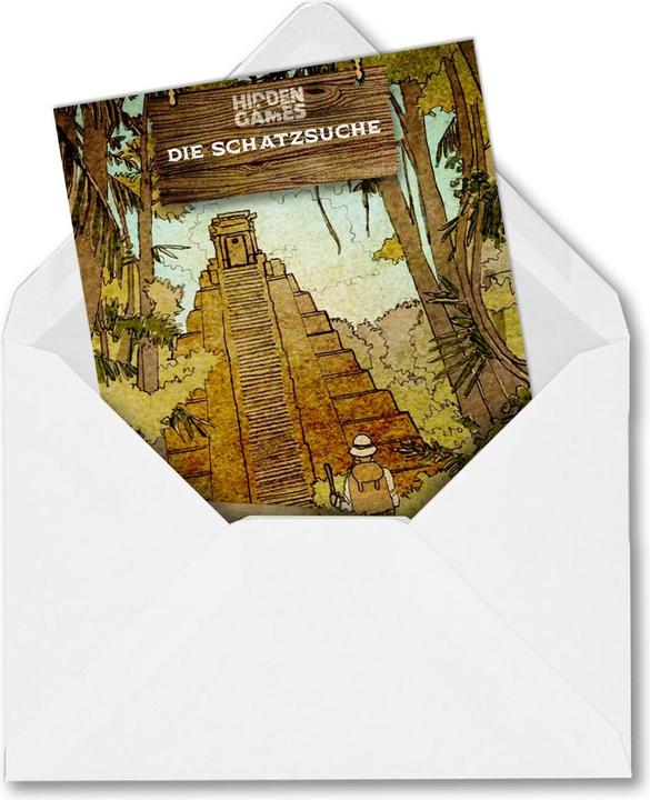 Hidden Games The treasure hunt - puzzle card (German, 1 Players)