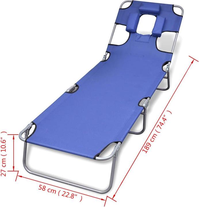 Immagine prodotto vidaXL Sonnenliege (189 cm)