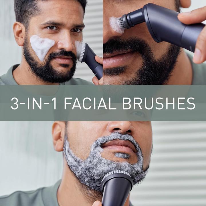 Image du produit Panasonic Système modulaire multifonction avec trims, tondeuse et brosses pour soins du visage