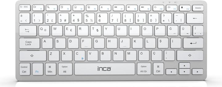 Produktbild Inca Tastatur IBK-565BT, Bluetooth, 5.0 Smart, Silber (DE, Kabellos)