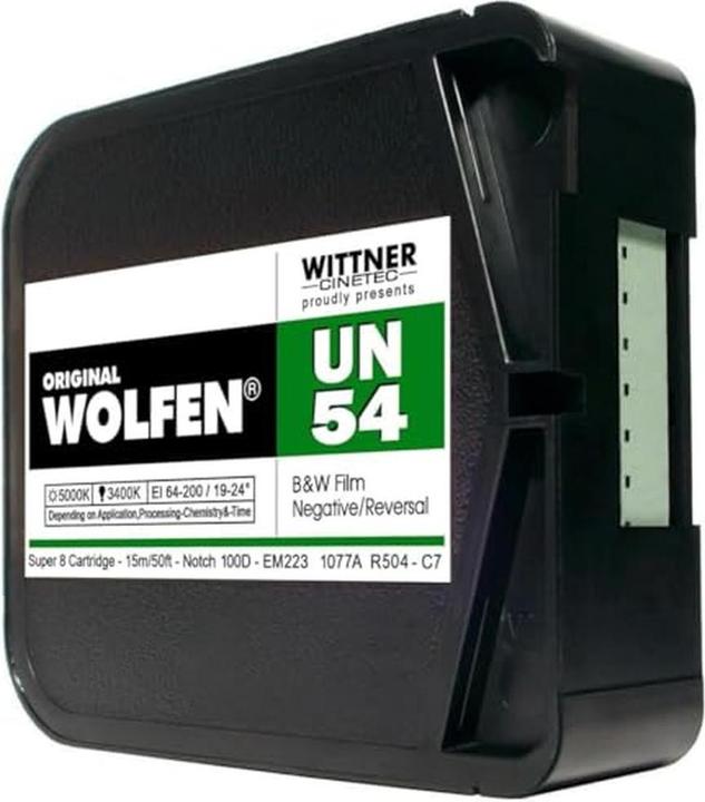 Immagine prodotto Orwo B W negative film SUPER 8 ISO 64200 with development scan