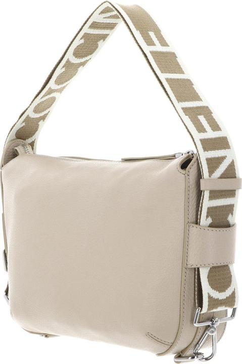 Actual product image Coccinelle Gretel Ribbon Crossbody Bag Grained Leather