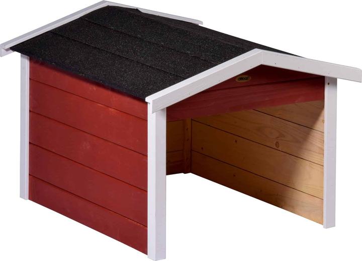 Dobar Robotic lawnmower garage "Oslo", red (Mowing robot, Robot mower garage)