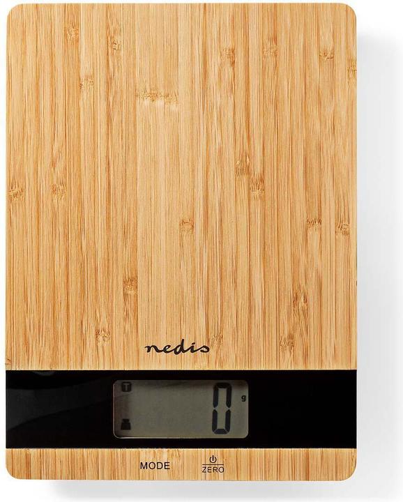 Actual product image Nedis Kitchen Scales Digital Wood/Plastic Wood Wood