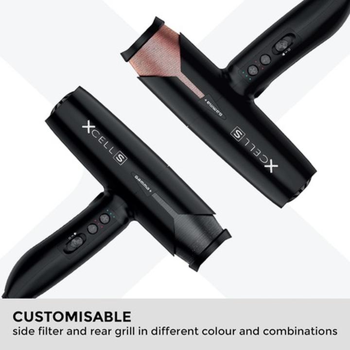 Image du produit Gamma Più GAMMA+ XCELL S Sèche-cheveux ionique 290g Sèche-cheveux ultra-léger avec effet antibactérien (1600 W)