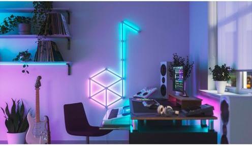 Actual product image Nanoleaf Lines (RGBW, 420 cm, Indoor)