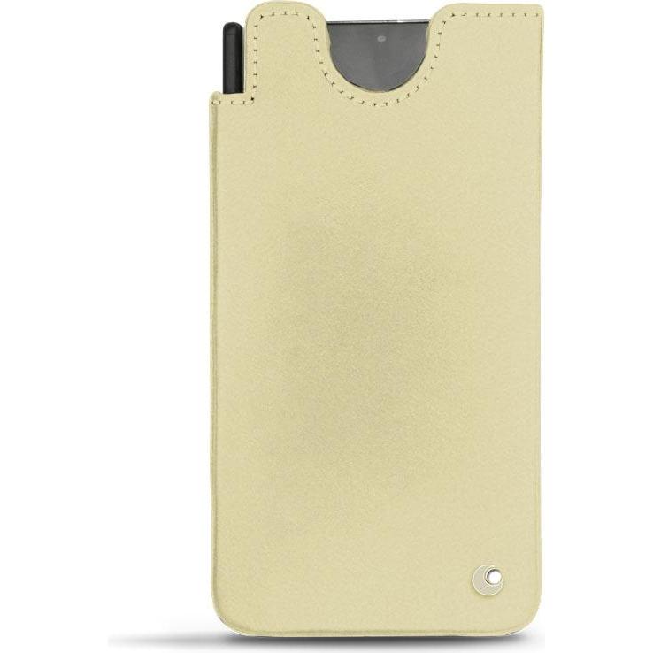 Noreve Lederschutzhülle (Samsung Galaxy S21 Ultra), Smartphone Hülle, Beige