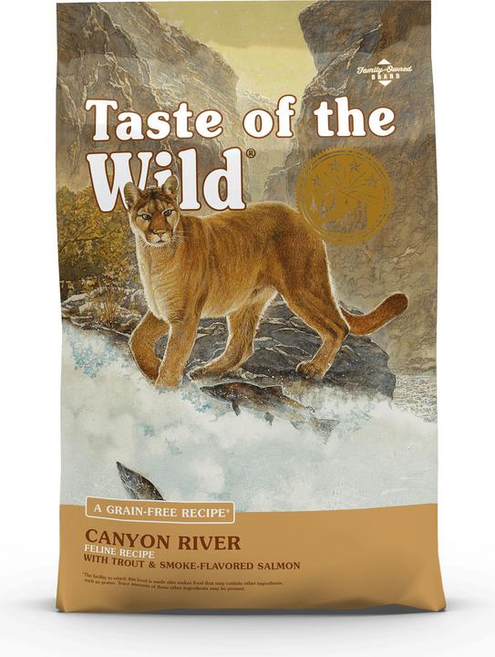 Taste of the Wild Aliment sec pour chats Canyon River 6.6kg (Adulte, 1 pcs, 6600 g)