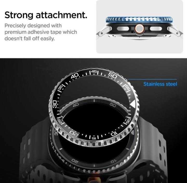 Produktbild Spigen Bezel Tune Pro Diver Samsung Galaxy Watch 8 Classic (46 Mm) Schwarz