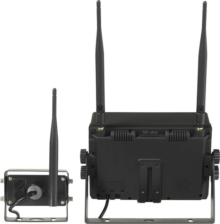 Productafbeelding Renkforce RV2,4-7 Omkeervideosysteem 2 camera-ingangen Schroefbevestiging Zwart (mat)