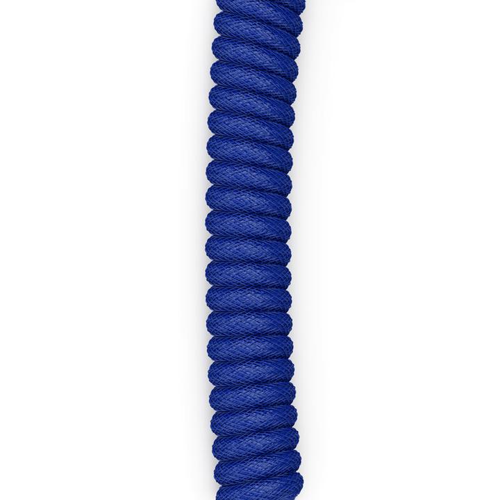 Actual product image Glorious PC Gaming Race Coiled Cable Cobalt, USB-C to USB-A Coiled Cable (1.37 m, USB 2.0)