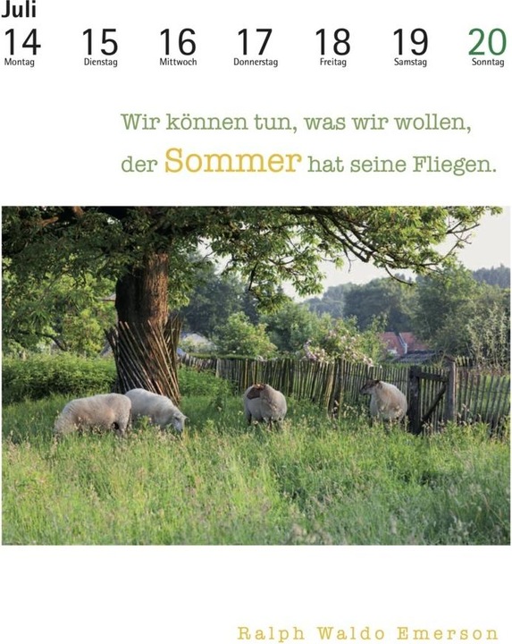 Produktbild Der literarische Gartenkalender 2025 (24 x 32 cm, Harter Einband, Deutsch)