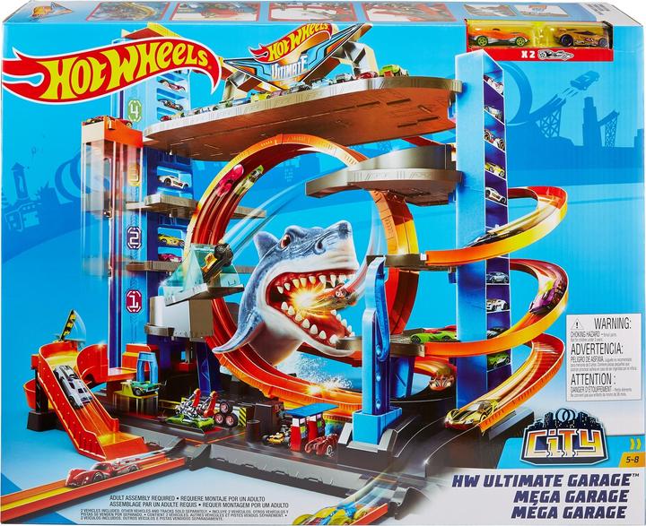 Produktbild Hot Wheels City Ultimative Garage mit Hai-Angriff