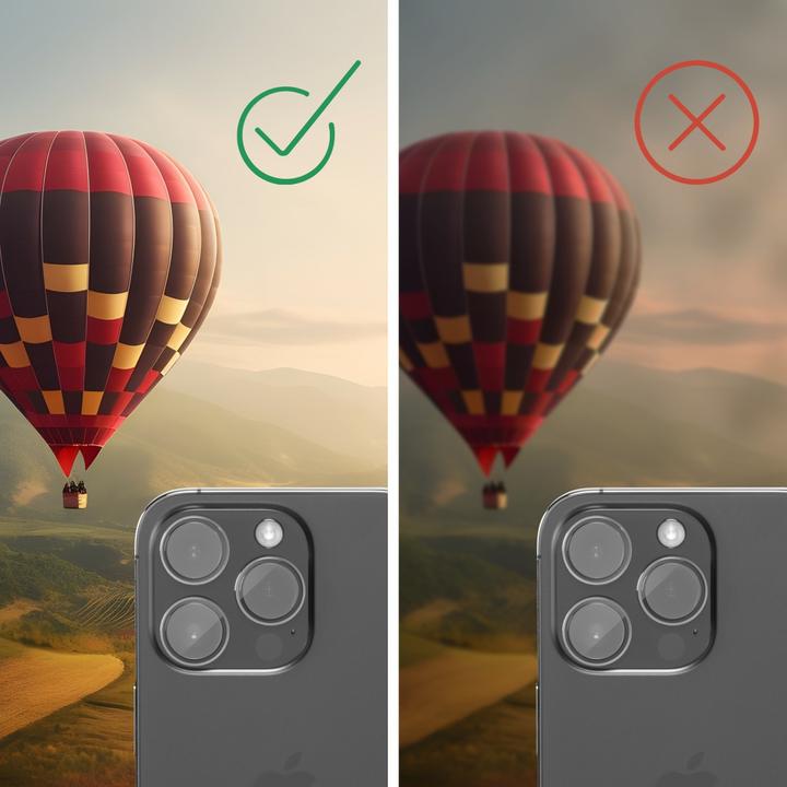 Actual product image Hama Lens Protect (3 Piece, Apple iPhone 16 Pro Max, Apple iPhone 16 Pro)