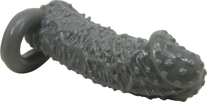 Actual product image Pretty Love Realistic Penis Enlargement and Retardation Sleeve Model 2 Grey