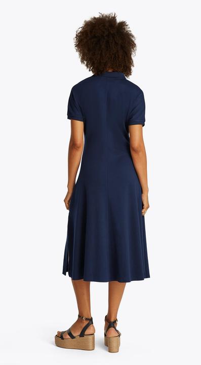 Productafbeelding Tommy Hilfiger Abito Midi Lyocell con Scollo Aperto (XS)