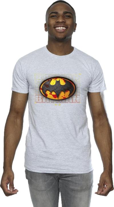 Actual product image Mens The Flash Batman Red Splatter T-Shirt (4XL)