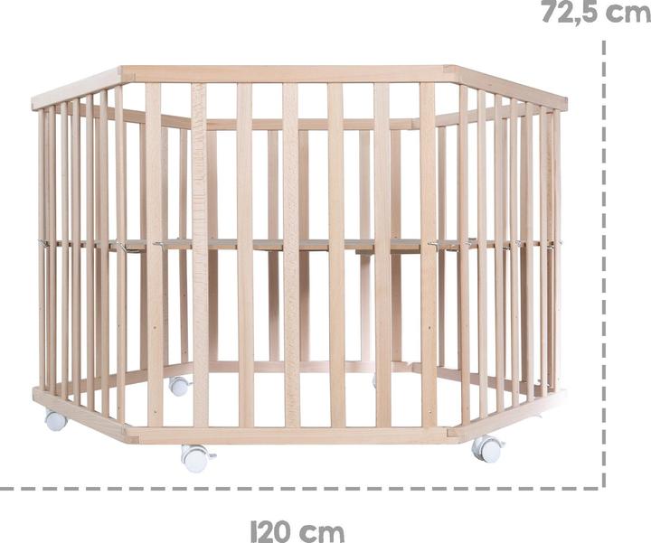 Immagine prodotto Roba Box per bambini a 6 angoli Liebhabär (119 cm, 103.50 cm, MDF)